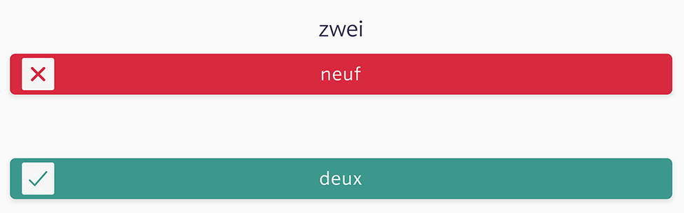 Aufgabe richtig falsch
