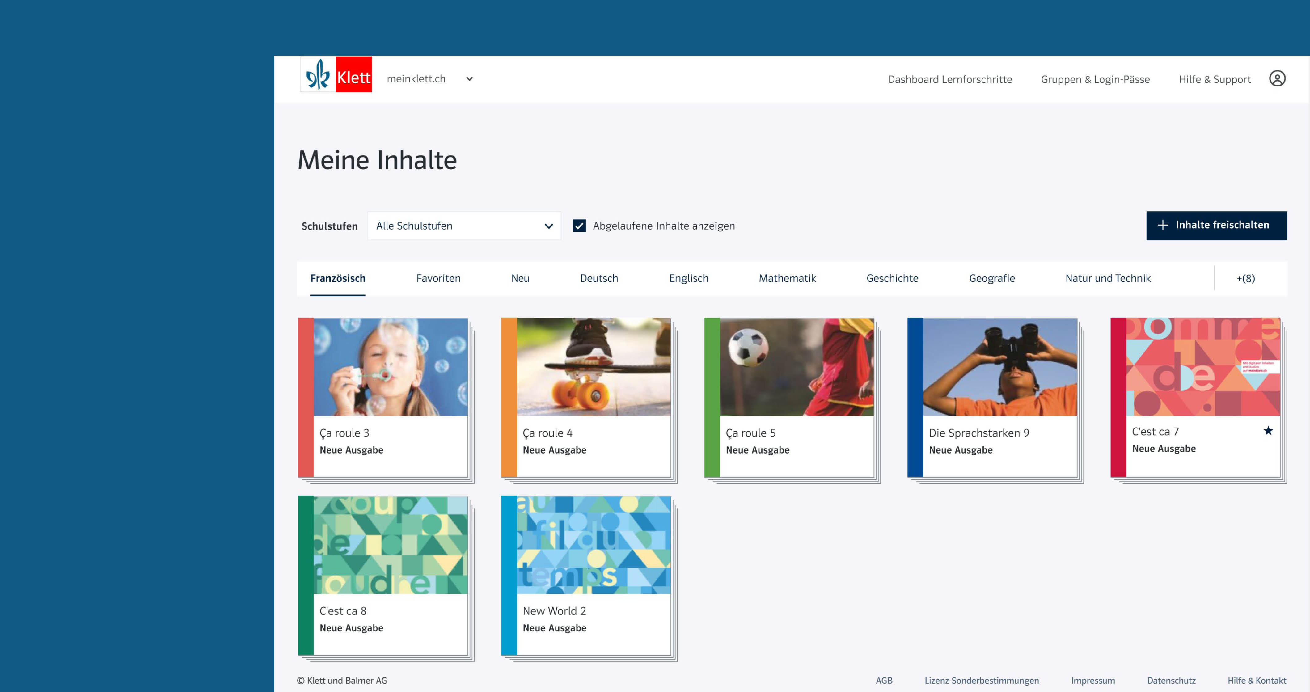 FAQ Meine Inhalte 01