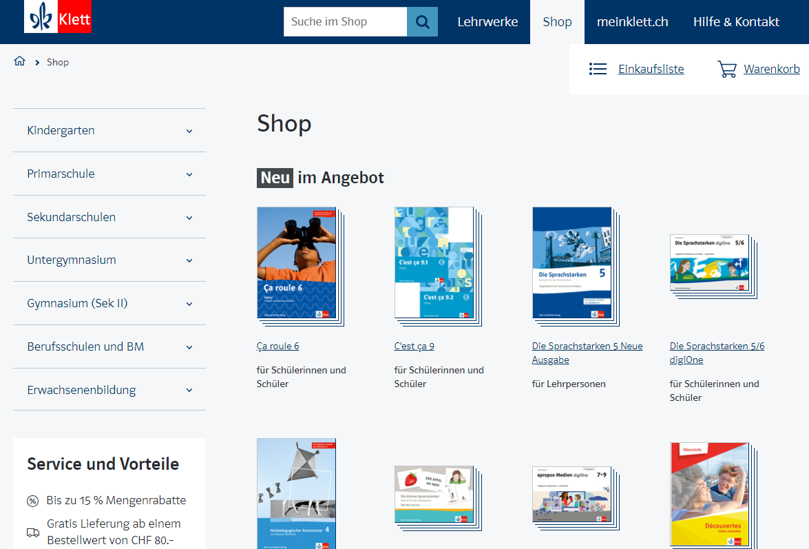 Einstiegs Guide Webshop