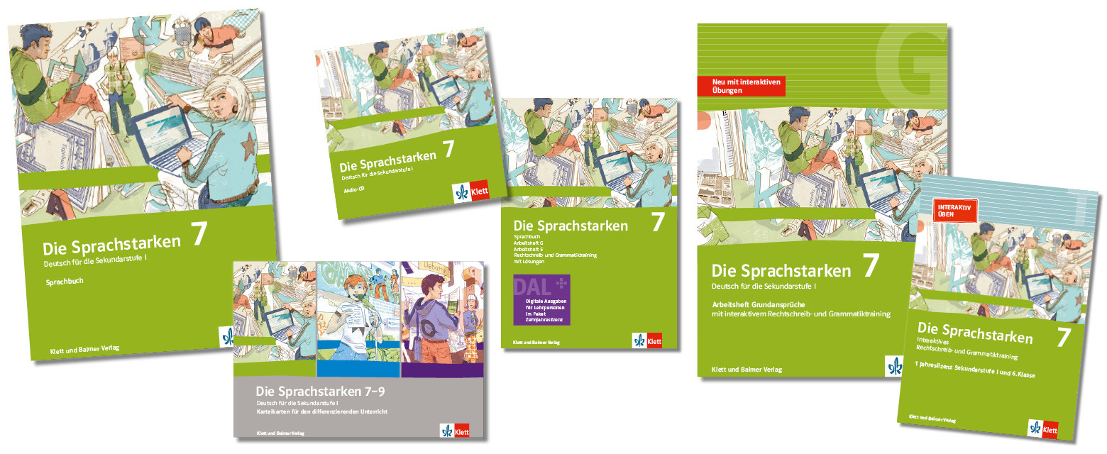 Teaser lehrwerksteile die sprachstarken 7 9 klett und balmer