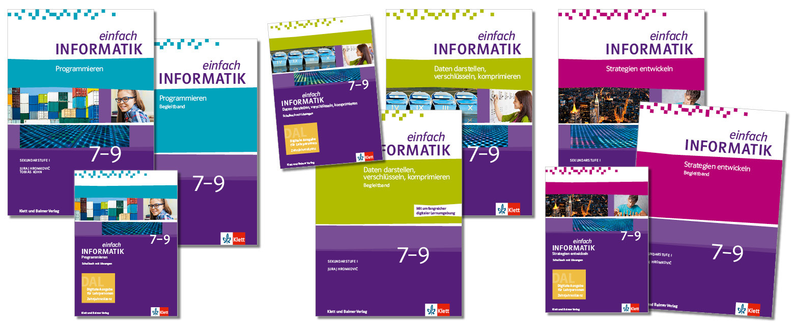 Teaser lehrwerksteile einfach informatik 7 9 klett und balmer