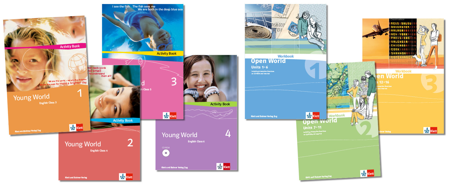 Teaser stufenuebergreifende lehrwerksteile young world 1 4 open world 1 3 klett und balmer