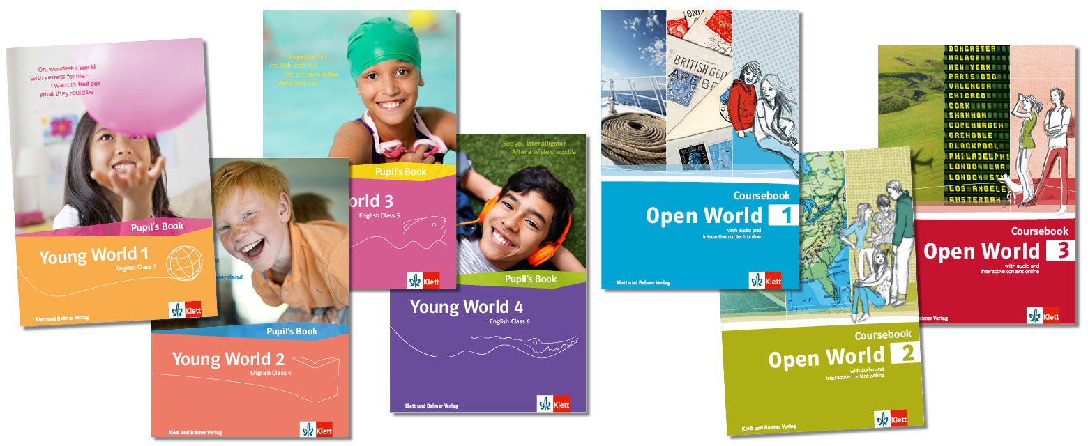 Teaser stufenuebergreifende lehrwerksteile young world open world neu klett und balmer